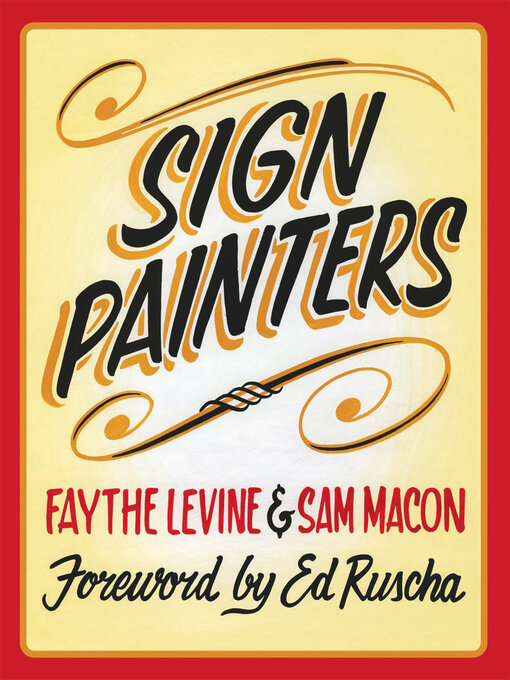 Title details for Sign Painters by Faythe Levine - Wait list